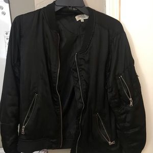 Black Bomber Jacket
